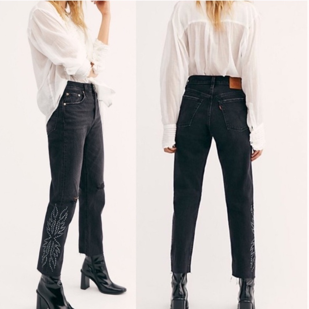 Levi's 501 | Black Canyon High Waist Crop Jean Size 28 NWT